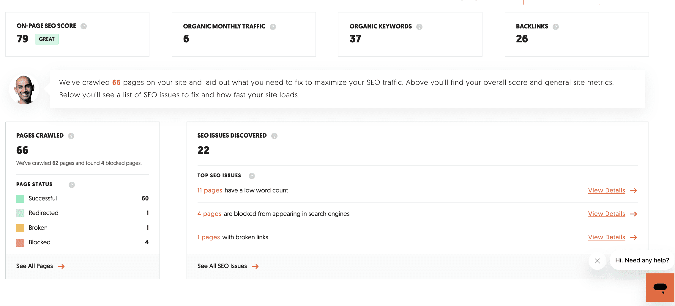 Ubersuggest - wedding photographer seo